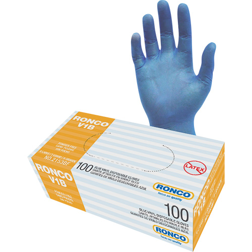Gants jetables, T-Grand, Vinyle, 3 mils, Sans poudre, Transparent Distribution Jean Lapalme