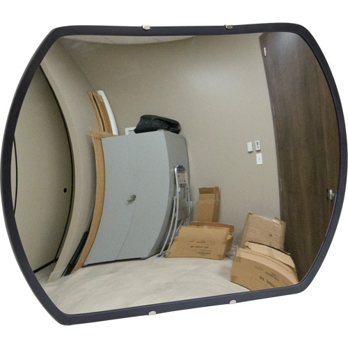 Roundtangular Convex Mirror with Bracket, 20" H x 30" W, Indoor/Outdoor Distribution Jean Lapalme