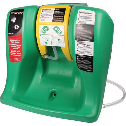 Douche oculaire Dynamic, Aliment&eacute; par gravit&eacute;, Capacit&eacute; 16 gal., Conformit&eacute; ANSI Z358.1 Distribution Jean Lapalme