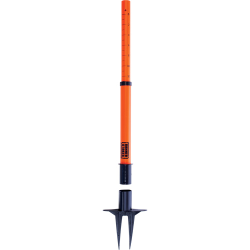 PLUS Barrier Posts, 42" High, Orange Distribution Jean Lapalme