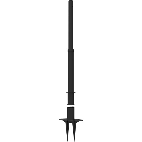 Montants de barri&egrave;re PLUS, Hauteur de 42", Noir Distribution Jean Lapalme