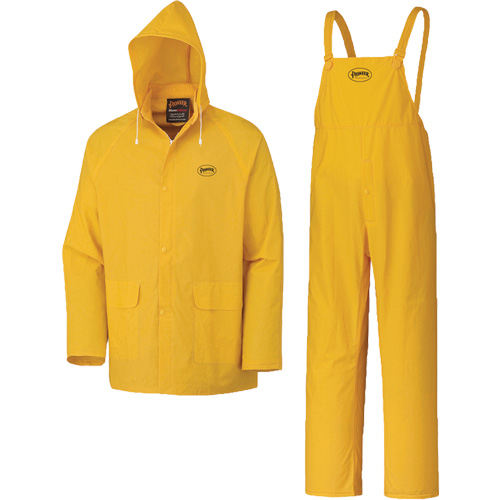 577 3-Piece Rain Suit, Polyester/PVC, 5X-Large, Yellow Distribution Jean Lapalme