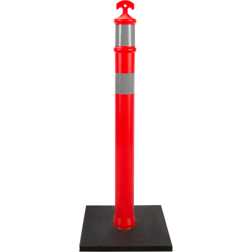 High-Visibility Delineator Post, 42" H, Orange Distribution Jean Lapalme