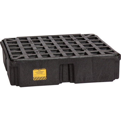 Plateforme de d&eacute;versement modulaire, Capacit&eacute; de d&eacute;versement 15 gal. US, 26" x 26,25" x 6,5" Distribution Jean Lapalme