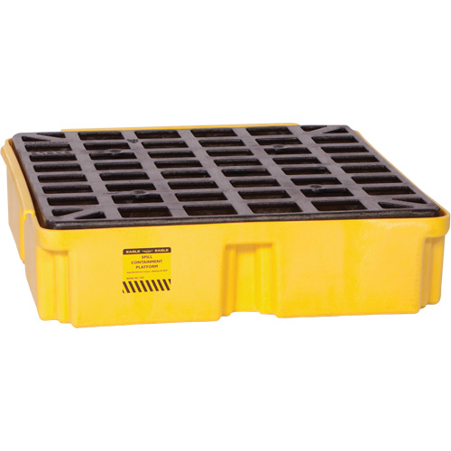 Plateforme de d&eacute;versement modulaire, Capacit&eacute; de d&eacute;versement 15 gal. US, 26" x 26,25" x 6,5" Distribution Jean Lapalme