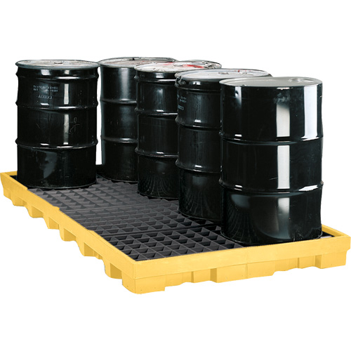 Plateforme de d&eacute;versement modulaire, Capacit&eacute; de d&eacute;versement 121 gal. US, 51,5'' x 103" x 6,5" Distribution Jean Lapalme