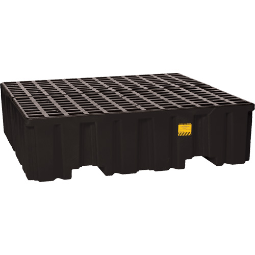 Palette de confinement des d&eacute;versements, Capacit&eacute; de d&eacute;versement 132 gal. US, 51" x 52,5" x 13,75" Distribution Jean Lapalme