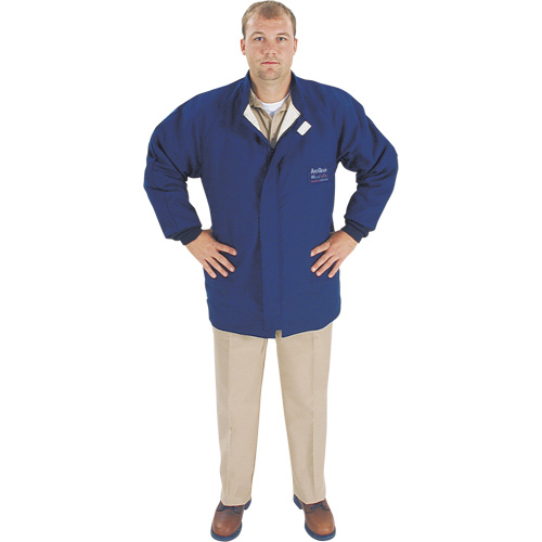 Veste de protection contre l'arc &eacute;lectrique, Moyen, Bleu, 40 cal/cm² Distribution Jean Lapalme