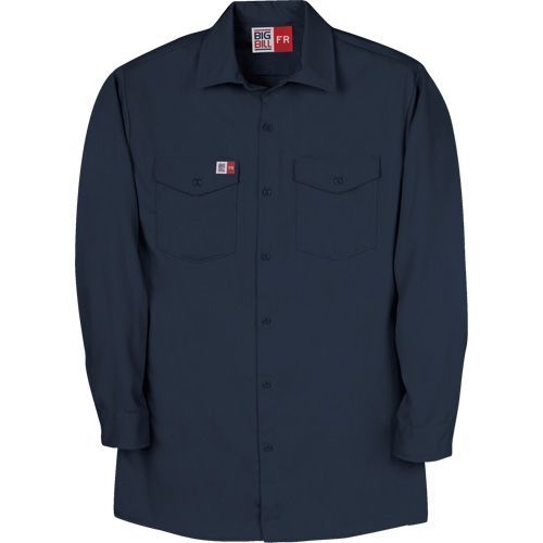 Chemise de travail de protection contre l'arc &eacute;lectrique, Petit, Bleu marin Distribution Jean Lapalme