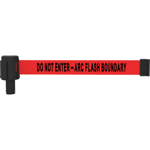 Cassettes de banni&egrave;re PLUS, Do Not Enter - Arc Flash Boundary, 15', Ruban Rouge Distribution Jean Lapalme