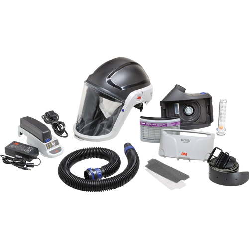 Versaflo Heavy Industry PAPR Kit, Headcover & Faceshield, Lithium-Ion Battery Distribution Jean Lapalme