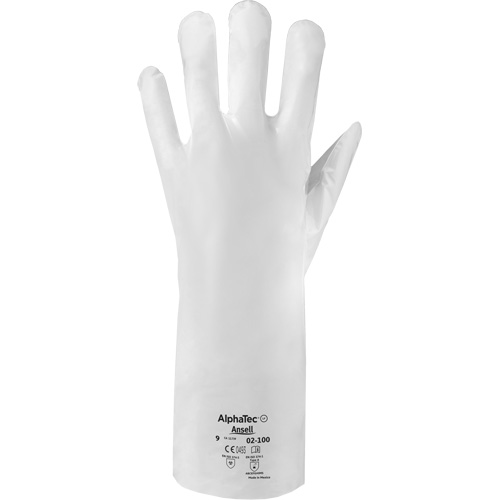 ALPHATEC&reg; 02-100 Chemical-Resistant Gloves, Size 10, 15.0" L, HPPE, 2.4-mil Distribution Jean Lapalme