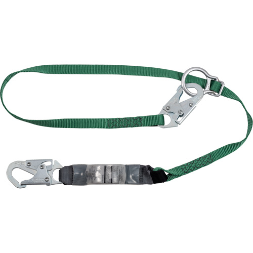 V-Series Tie-Back Lanyard, 6', Rebar Hook Center, Snap Hook Leg Ends, Polyester Distribution Jean Lapalme