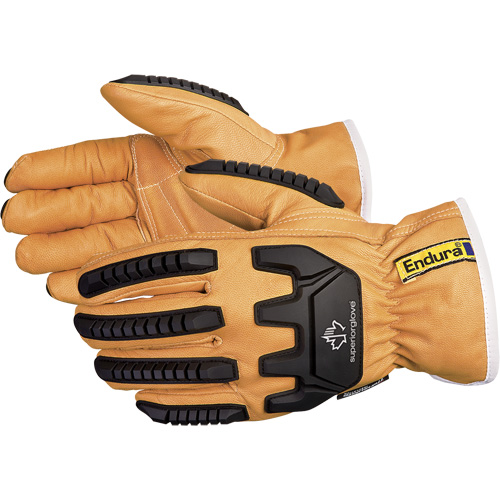 Endura&reg; Anti-Impact Driver's Gloves, X-Small, Grain Goatskin Palm, Thinsulate Inner Lining Distribution Jean Lapalme