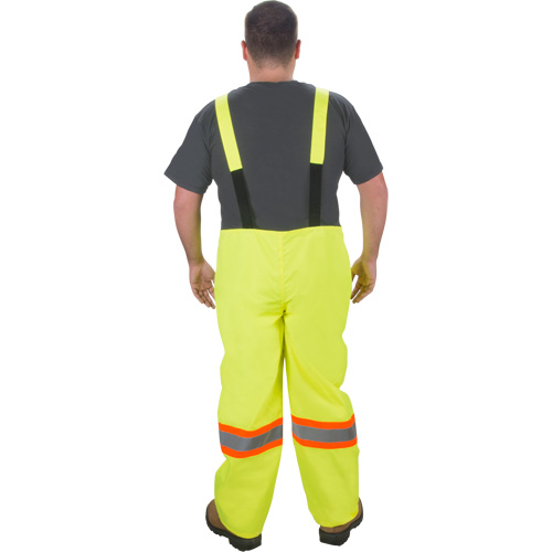 RZ1000 Rain Bib Pants, Polyester, Small, High Visibility Lime-Yellow Distribution Jean Lapalme