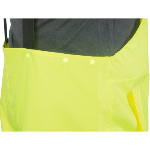 RZ1000 Rain Bib Pants, Polyester, Small, High Visibility Lime-Yellow Distribution Jean Lapalme
