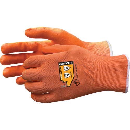 Gants en fibre de filament composite, Taille 5, Calibre 18, Rev&ecirc;tement Mousse de nitrile, Enveloppe en TenActiv, ASTM ANSI niveau A4 Distribution Jean Lapalme