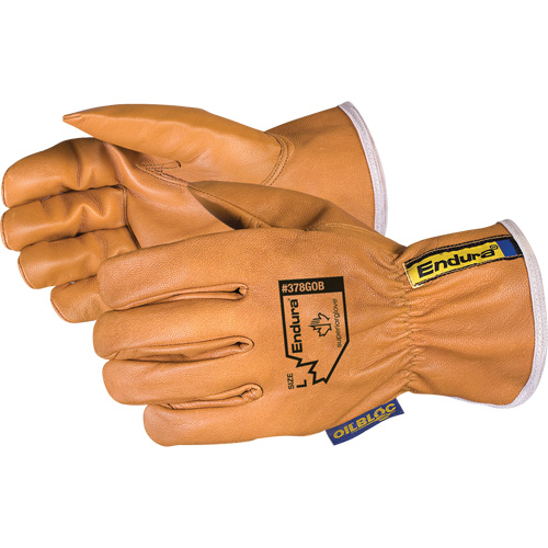 Endura&reg; Oilbloc Driver's Gloves, X-Large, Grain Goatskin Palm Distribution Jean Lapalme