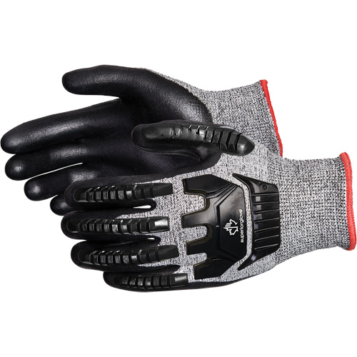 Gants en tricot de composite r&eacute;sistant aux coupures et antichoc TenActiv, 6, Paume en Synth&eacute;tique, Poignet Poignet en tricot Distribution Jean Lapalme
