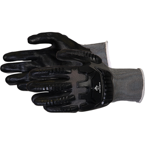 Gants de travail antichocs Dexterity, Petit, Paume en Synth&eacute;tique, Poignet Poignet en tricot Distribution Jean Lapalme