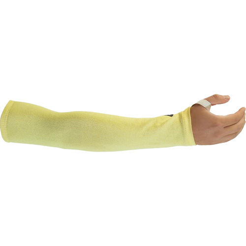 Manches r&eacute;sistant &agrave; la coupure, Kevlar, 14", ASTM ANSI niveau A4, Jaune Distribution Jean Lapalme
