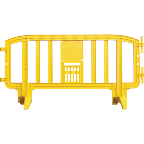 Barricade Movit, Emboîtables, 78" lo x 39" h, Jaune Distribution Jean Lapalme