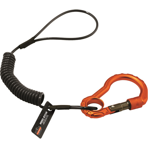 Longe porte-outils Squids 3156, Spirale, Mousqueton/boucle Distribution Jean Lapalme