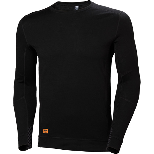 Maillot thermique &agrave; col rond &eacute;vacuant l'humidit&eacute; Lifa Max, Hommes, 2T-Grand, Noir Distribution Jean Lapalme