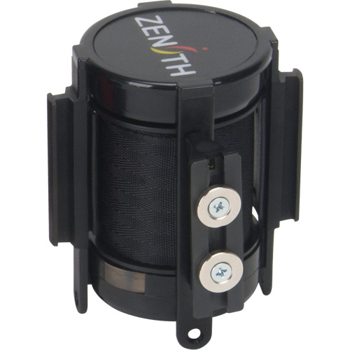 Cassette de ruban magn&eacute;tique pour barri&egrave;re de contr&ocirc;le des foules personnalis&eacute;e, 7', Ruban Noir Distribution Jean Lapalme
