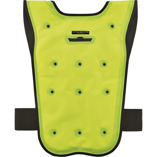 Veste refroidissante &agrave; &eacute;vaporation s&egrave;che &eacute;conomique Chill-Its 6687, Grand/T-Grand, Jaune lime haute visibilit&eacute; Distribution Jean Lapalme