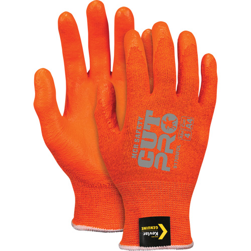 Gants r&eacute;sistants aux coupures, Taille T-petit, Calibre 13, Rev&ecirc;tement Mousse de nitrile, Enveloppe en Kevlar, ASTM ANSI niveau A4 Distribution Jean Lapalme