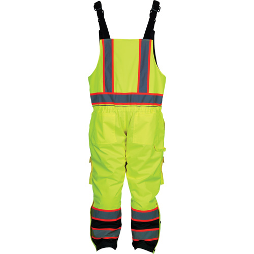 Combinaison isol&eacute;e, Polyester/Polyur&eacute;thane, Petit, Jaune lime haute visibilit&eacute; Distribution Jean Lapalme