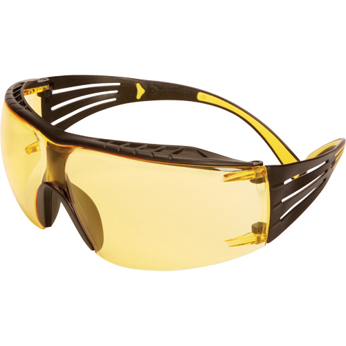 Securefit 400 Series Safety Glasses, Amber Lens, Anti-Fog/Anti-Scratch, ANSI Z87+/Meets/Exceeds CSA Z94.3 Distribution Jean Lapalme