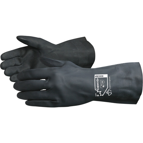 Chemstop Lined Chemical-Resistant Gloves, Size 7, 12" L, Neoprene, Flock-Lined Inner Lining, 30-mil Distribution Jean Lapalme
