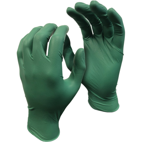 5559PF Green Monkey Gloves, Small, Nitrile, 4-mil, Powder-Free, Green Distribution Jean Lapalme