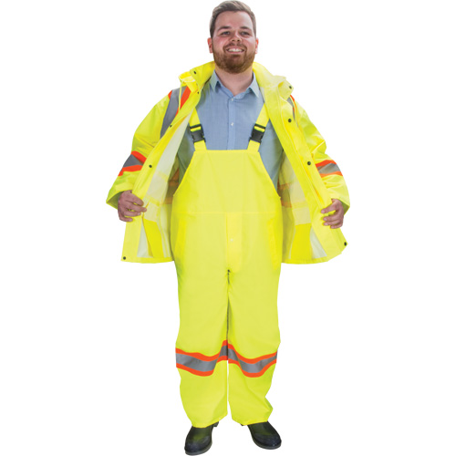 RZ1000 Rain Suit, Polyester, Small, High Visibility Lime-Yellow Distribution Jean Lapalme