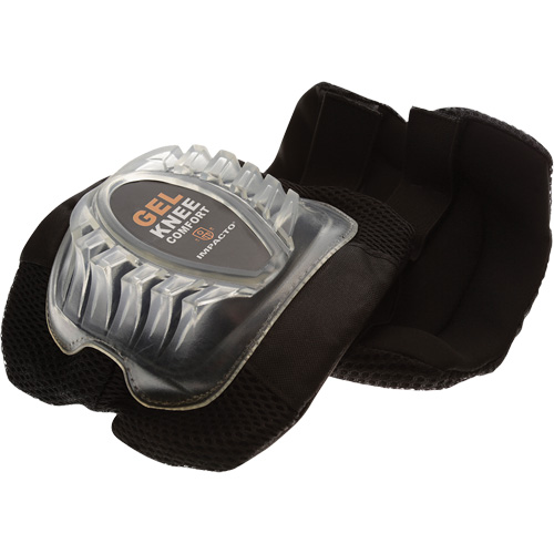 All-Terrain Knee Pads, Hook and Loop Style, Plastic Caps, Gel Pads Distribution Jean Lapalme
