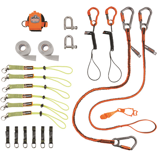 Squids&reg; 3187 Scaffolder's Tool Tethering Kit Distribution Jean Lapalme