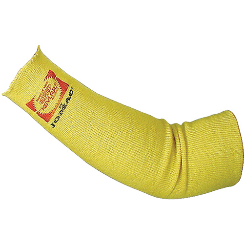 Manchons tubulaire 1 &eacute;paisseur, Kevlar, 10", ANSI niveau 3/ASTM F-1790, Jaune Distribution Jean Lapalme