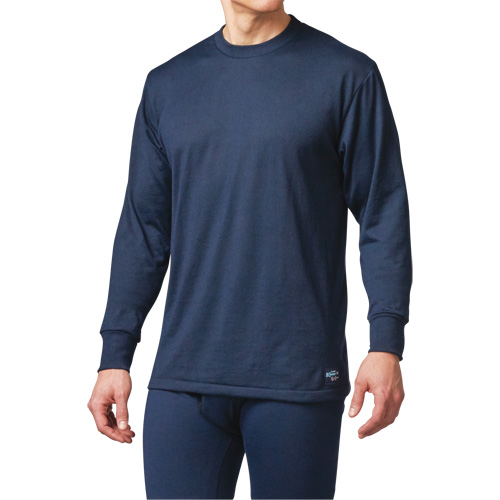 FR Base Layer Long Sleeve T-Shirt, Small, Navy Blue Distribution Jean Lapalme