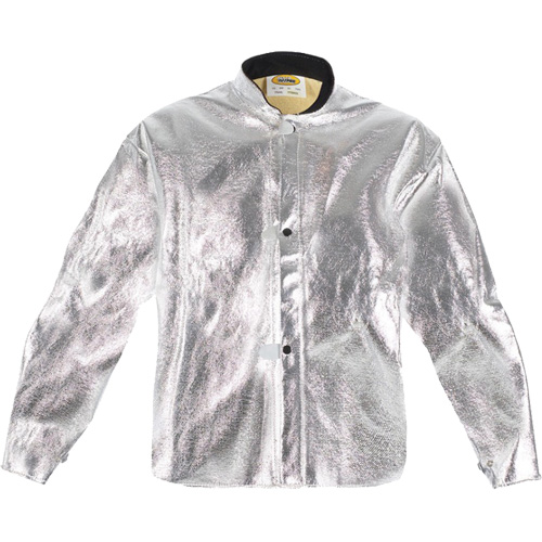 Heat Resistant Jacket, Medium, Aluminized Kevlar&reg; Distribution Jean Lapalme