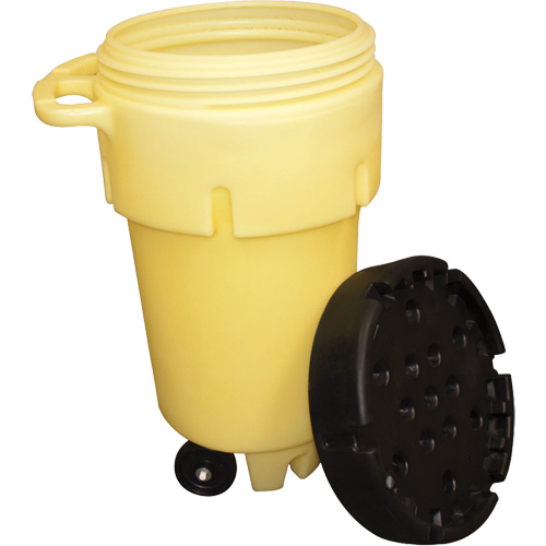 Contenant sur roues Poly-Spillpack, 50 gal. US, Mobile Distribution Jean Lapalme
