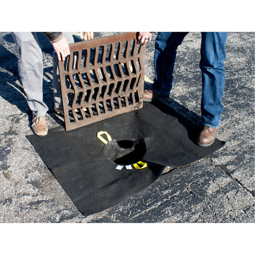 Storm Sentinel&reg; Catch Basin Insert, Sediment, 60" L x 60" W Distribution Jean Lapalme