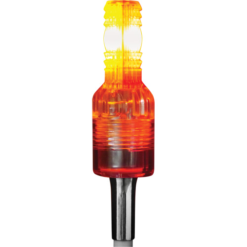 Tige de s&eacute;curit&eacute; avec lumi&egrave;re DEL haute visibilit&eacute; Safety Whip Distribution Jean Lapalme