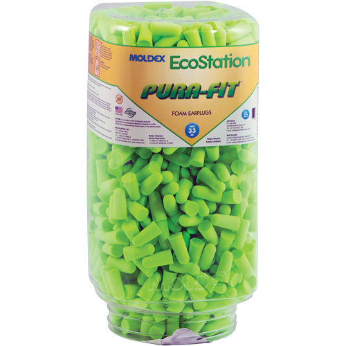 EcoStation Pura-Fit&reg; Earplug Refill, Bulk - Canister Distribution Jean Lapalme