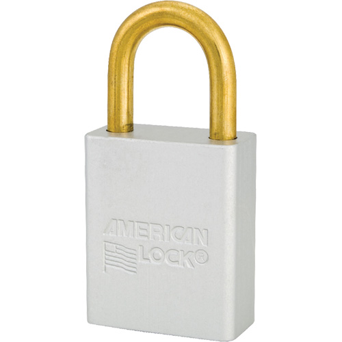 American Lock&reg; Safety Padlock, Clear, Keyed Alike, Aluminum, 1-1/2" Width Distribution Jean Lapalme