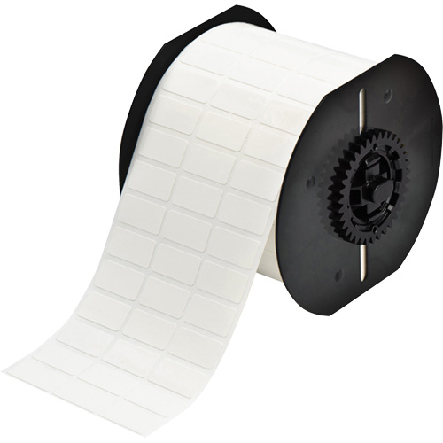 &eacute;tiquettes adh&eacute;sives repositionnables de s&eacute;rie B33, Vinyle, 1" lo x 0,5" h, Blanc Distribution Jean Lapalme