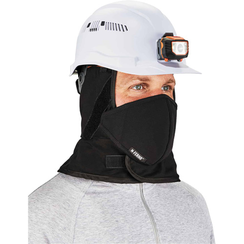 Doublure de casque de s&eacute;curit&eacute; d'hiver N-Ferno avec cache-bouche, Doublure en Molleton, Taille unique, Noir Distribution Jean Lapalme