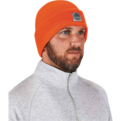 Bonnet en tricot c&ocirc;tel&eacute; N-Ferno, Taille unique, Orange Distribution Jean Lapalme