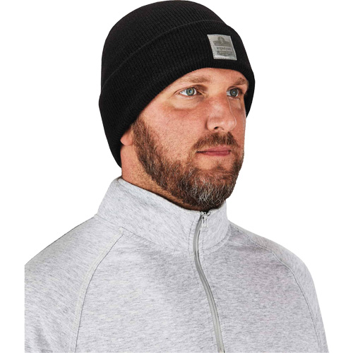 N-Ferno&reg; Rib Knit Beanie Hat, One Size, Black Distribution Jean Lapalme